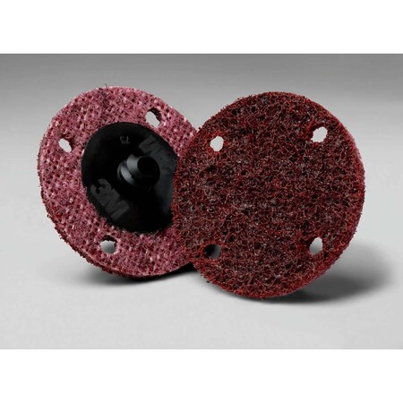 3M Scotch-Brite Roloc Surface Conditioning D/F Disc Tr, 2 In X Nh 4 Holes A Med 61500297843